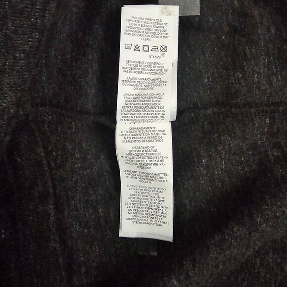 Polo Ralph Lauren Charcoal Gray Estate Rib Pullover Sweater Men's Size Medium - Picture 12 of 16